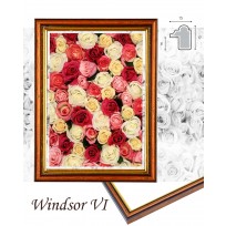 Windsor VI. barna arannyal képkeret